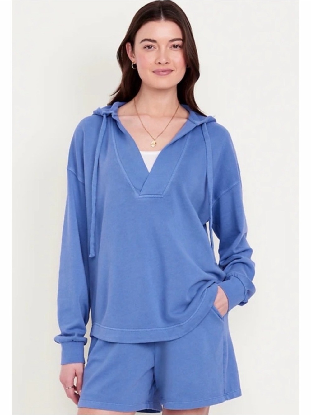 Old Navy So Comfy Terry Oversized Tunic Beach Hoodie